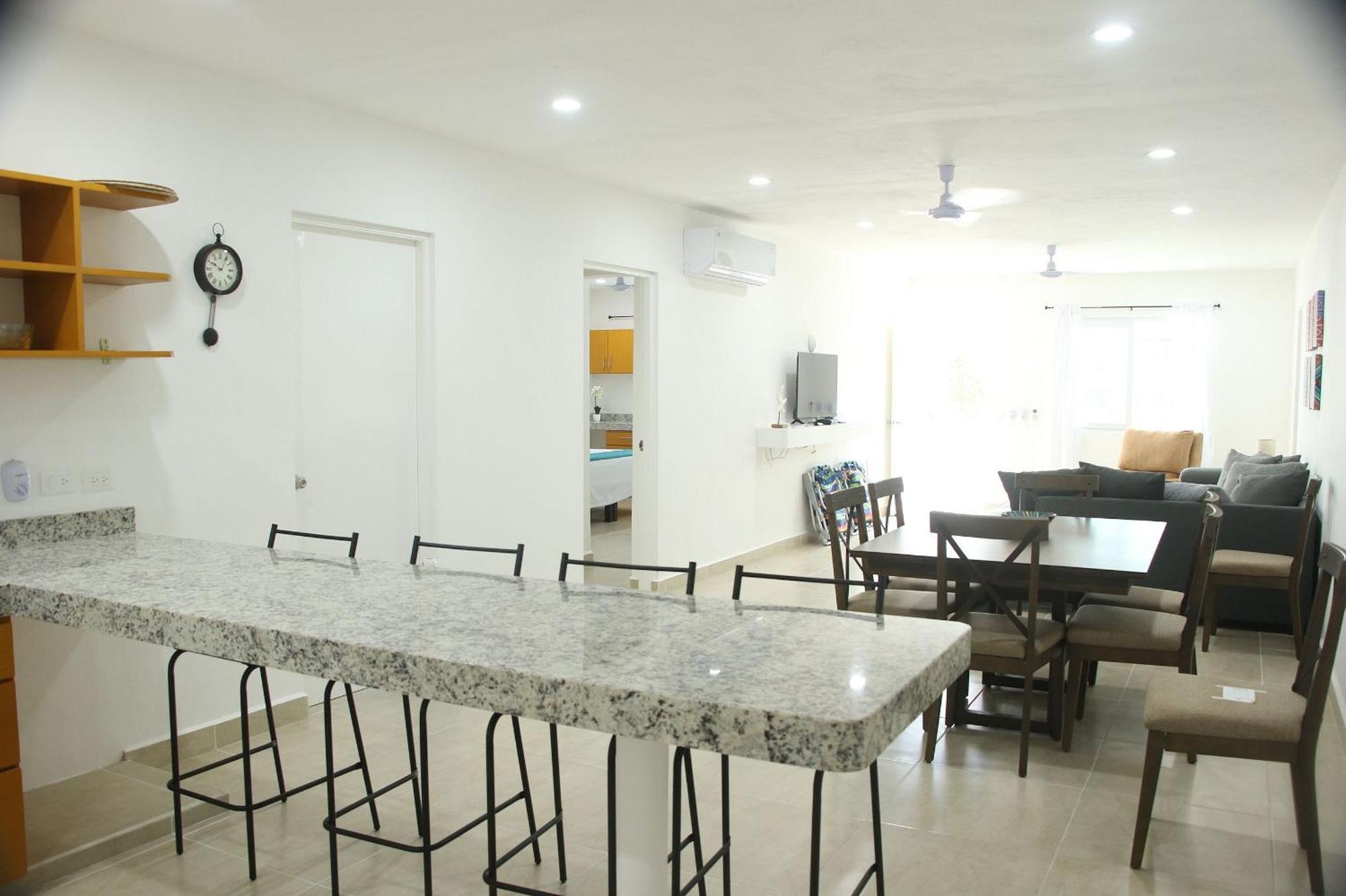 Appartamento Edifico Con Departamentos Amplios Cerca De La Playa Puerto Morelos Esterno foto